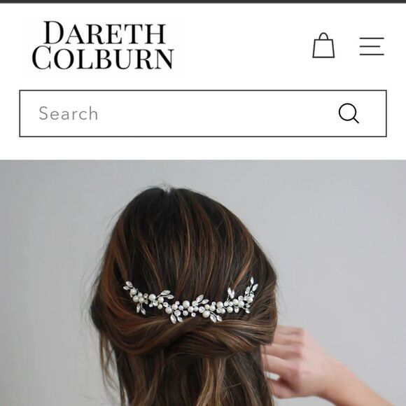 Dareth Colburn Emmy Floral Backpiece - Picture 7 of 12